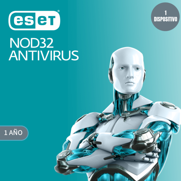 ESET NOD32 Antivirus 1 Año para 1 Dispositivo – Protección contra virus, malware y amenazas, optimizado para ofrecer un rendimiento rápido.