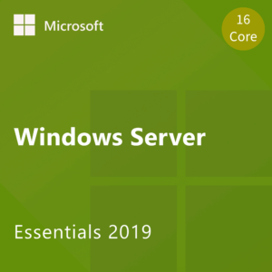 Windows Server 2019 Essentials 16 Core – Solución fácil y segura para pequeñas empresas.