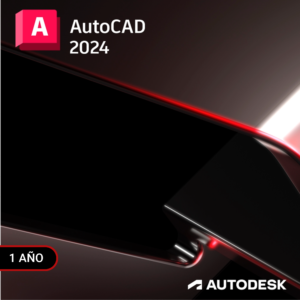 Autodesk AutoCAD 2024 – Software CAD profesional para diseño 2D y modelado 3D. Licencia de 1 año.