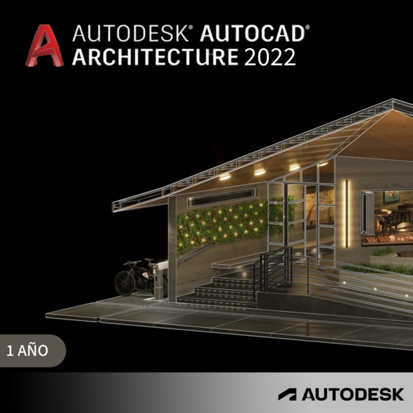 Autodesk AutoCAD Architecture 2022 – Software de diseño arquitectónico avanzado. Licencia 1 año.