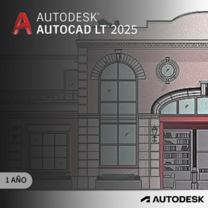 Autodesk AutoCAD LT 2025 – Software de diseño CAD 2D. Licencia 1 año.