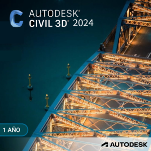 Autodesk Civil 3D 2024 – Herramienta avanzada para diseño y análisis de proyectos de ingeniería civil.