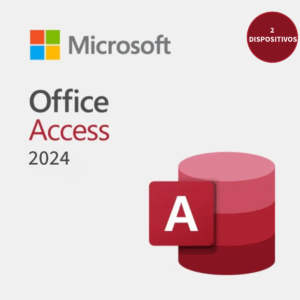 Microsoft Access 2024 – Herramienta profesional para bases de datos en 2 dispositivos.