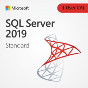 SQL Server 2019 Standard – 1 User CAL, licencia original.