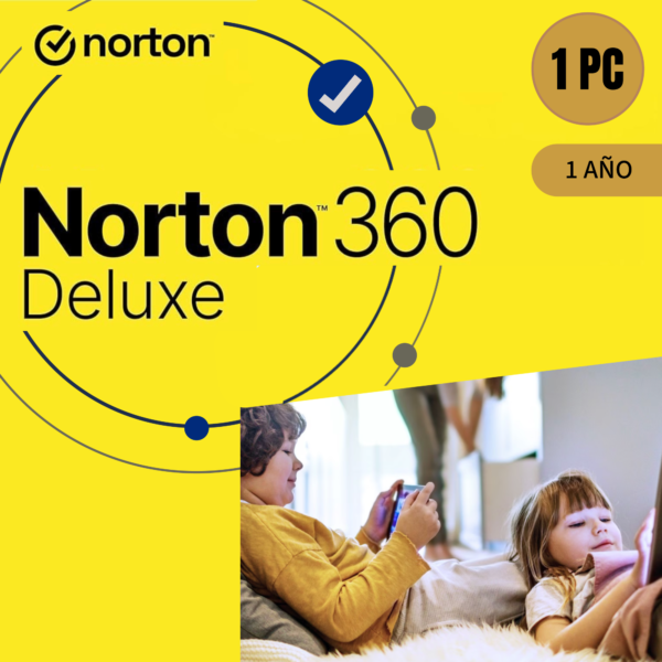 Norton Deluxe – Antivirus con protección para 1 dispositivo. Licencia 1 año.