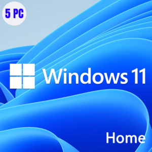 Windows 11 Home – Licencia para hasta 5 dispositivos, con interfaz moderna y mejorada.